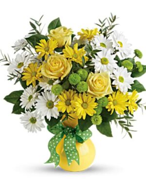 Teleflora's Daisies And Dots