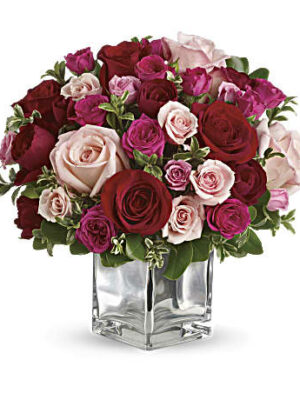 Love Medley Bouquet w/ Red Roses
