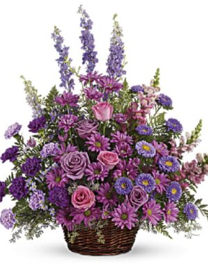 Gracious Lavender Basket